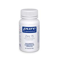 Zinco 15mg 60 cápsulas - Pure Encapsulations