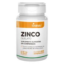 Zinco (29,59mg) 60 Comprimidos - Tiarajú - Tiaraju