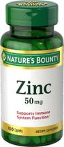 Zinco 50mg Nature's Bounty 100 Cápsulas imp Eua - Natures Bounty
