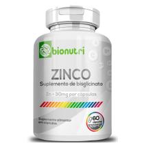 Zinco 60 Cápsulas 500Mg - Bionutri