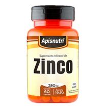 Zinco - 60 Cápsulas - Apisnutri