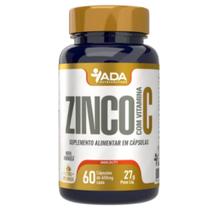 Zinco com Vitamina C 60 cápsulas Alta Concentração Puro Natural Suplemento Pele Comprimidos Mineral Zinco com Vitamina C 60 cápsulas Alta Concentração Puro Natural Suplemento Pele Comprimidos Mineral