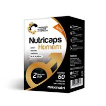 Zinco Fósforo Magnésio e Vitaminas Nutricaps Homem 60 cápsulas Maxinutri