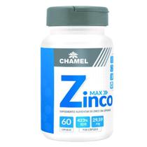Zinco Max 60 Cápsulas Chamel (Alto Teor De Zinco (29,59 Mg)