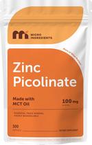 Zinco Picolinato Micro Ingredients 300 Cápsulas Gelatinosas 100 mg Zinco Picolinato Micro Ingredients 300 Cápsulas Gelatinosas 100 mg