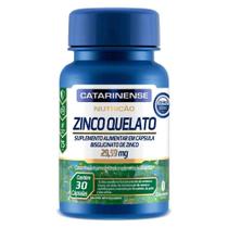 Zinco Quelado Concentrado 29,59mg 30 caps Catarinense Pharma