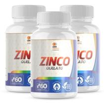Zinco Quelato 500Mg 60 Cápsulas Kit Com 3 Potes Zinco Quelato 500Mg 60 Cápsulas Kit Com 3 Potes