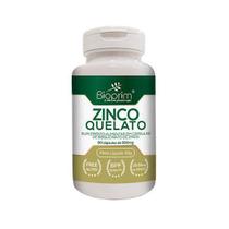 Zinco Quelato 500Mg - 60 Cápsulas - Vegano - Bioprim