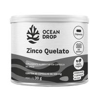 Zinco Quelato 60 Cápsulas Ocean Drop Zinco Quelato 60 Cápsulas Ocean Drop
