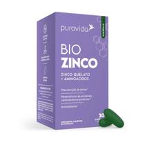Zinco Quelato Bio Zinco Pura Vida 30 Cápsulas