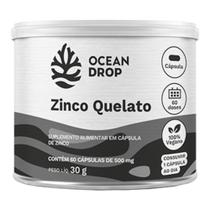 Zinco Quelato Bisglicinato 60 Caps 500 Mg - Ocean Drop Zinco Quelato Bisglicinato 60 Caps 500 Mg - Ocean Drop