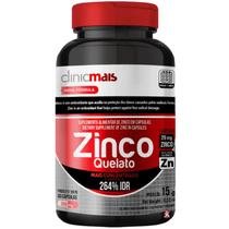 Zinco quelato mais super concentrado 1 ao dia 264% da idr - clinicmais Zinco quelato mais super concentrado 1 ao dia 264% da idr - clinicmais