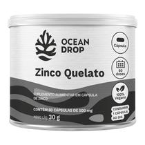 Zinco Quelato Ocean Drop Vegano 60 Cápsulas Zinco Quelato Ocean Drop Vegano 60 Cápsulas