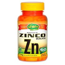 Zinco Quelato ZN 600mg 60 cáps - Unilife Zinco Quelato ZN 600mg 60 cáps - Unilife