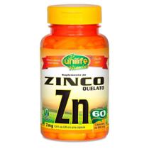 Zinco Quelato ZN 600mg 60 cáps - Unilife Zinco Quelato ZN 600mg 60 cáps - Unilife