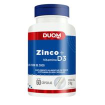 Zinco + Vitamina D3 60cps Duom