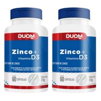 Zinco + Vitamina D3 60cps Duom