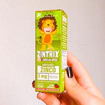 ZINTRIX KIDS Suplemento Infantil de Zinco (Zinco 2mg/gota) 20ml Sabor Morango - Flora Nativa