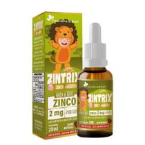 Zintrix Zinco em Gotas 20ml Sabor Morango Kids Flora Nativa Zintrix Zinco em Gotas 20ml Sabor Morango Kids Flora Nativa