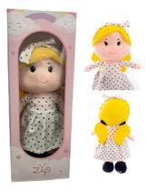 Zip 19101 - boneca clara - loira (35x12cm) Zip 19101 - boneca clara - loira (35x12cm)