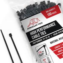 Zip Ties Armour Ties, 11 polegadas, nylon pesado, pacote com 1000 Zip Ties Armour Ties, 11 polegadas, nylon pesado, pacote com 1000