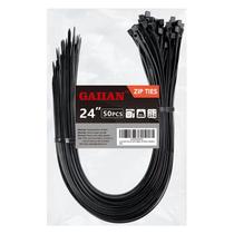 Zip Ties GAIIAN Heavy Duty, 24 polegadas, 200 libras, resistência à tração