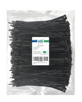 Zip Ties HS Durable Plastic, 8 polegadas, pacote 1000, preto, 18 cm Zip Ties HS Durable Plastic, 8 polegadas, pacote 1000, preto, 18 cm