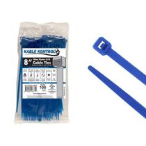 Zip Ties Kable Kontrol Blue 20 cm 100 unidades 23 kg Resistência à tração Zip Ties Kable Kontrol Blue 20 cm 100 unidades 23 kg Resistência à tração