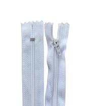 Zíper Fixo Fino Nylon Nº3 20 cm Pacote Com 50 Un Branco