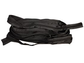 Zíper Grosso 10 Metros Com 15 Cursores - N.10 Preto