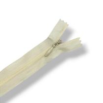 Zíper Invisível 3 fixo 50cm 10un - Cor Marfim Zíper Invisível 3 fixo 50cm 10un - Cor Marfim