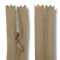 Ziper Invisível Fixo Tela n3 15cm - Cor Cafe Leite 10un BV1C Ziper Invisível Fixo Tela n3 15cm - Cor Cafe Leite 10un BV1C