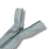 Ziper Invisível Fixo Tela n3 15cm - Cor Cinza Claro 310 10un BV1C