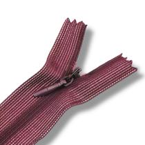 Ziper Invisível Fixo Tela n3 18cm - Cor Bordo 178 10un BV1A