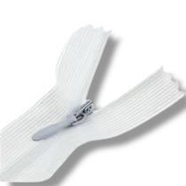 Ziper Invisível Fixo Tela n3 18cm - Cor Branco 101 10un BV1ABC