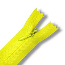 Ziper Invisível Fixo Tela n3 20cm - Cor Amarelo Cítrico 503 10un BV1ABC