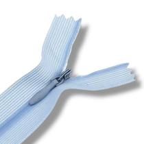 Ziper Invisível Fixo Tela n3 20cm - Cor Azul Celeste 542 10un BV1ABC