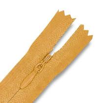 Ziper Invisível Fixo Tela n3 20cm - Cor Mostarda 122 10un BV1ABC