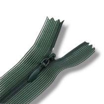 Ziper Invisível Fixo Tela n3 20cm - Cor Verde Escuro 153 10un BV1ABC