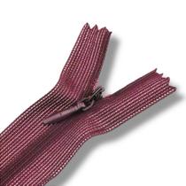Ziper Invisível Fixo Tela n3 20cm - Cor Vinho 527 10un BV1ABC