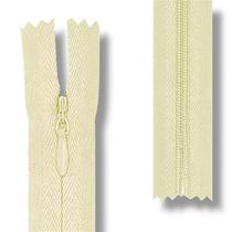 Ziper Invisível Fixo Tela n3 50cm - Cor Amarelo Bebê 104 10un PD1A