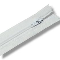 Ziper Nylon Fixo N. 3 60 cm - Cor Branco 10Un