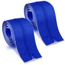 Zíper Tigeen 4 Roll Heavy Duty 7 pés x 7,6 cm, nylon azul