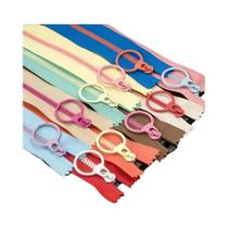 Zíperes De Resina Mista 10pcs 15cm-30cm 3 Laço Fechado Durável Para Costura De Artesanato E