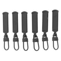 Zipper Pull Tab Substituição em Aço Inoxidável X6 Preto