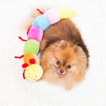 Zippy paws catterpillar - brinquedo com squeakers para gatos
