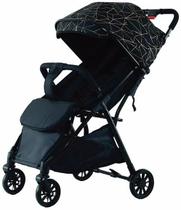 Zippy Toys, Carrinho de Bebê Black Estrutura em Plástico e Ferro Compacto Ideal para Passeios, Preto Zippy Toys, Carrinho de Bebê Black Estrutura em Plástico e Ferro Compacto Ideal para Passeios, Preto
