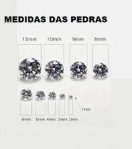 Zircônia 1.0 mm Gemstone Sintética, Redondo, Branco 40 Pedras Zircônia 1.0 mm Gemstone Sintética, Redondo, Branco 40 Pedras