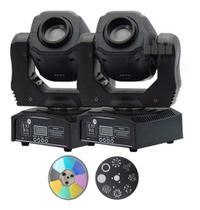 Zkit 2 Moving Head Spot Led Osram 60w 8 Cores + 8 Desenhos Dmx Dj - Showtec