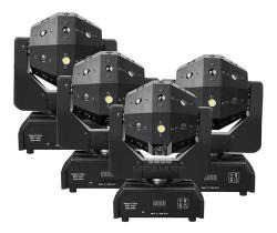 ZKit 4 Moving Head Magic Boll Laser / Strobo Festa Profissional
